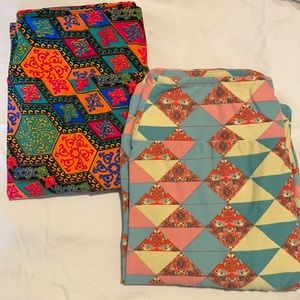 Two LuLaRoe Leggings | Excellent Condition | OS